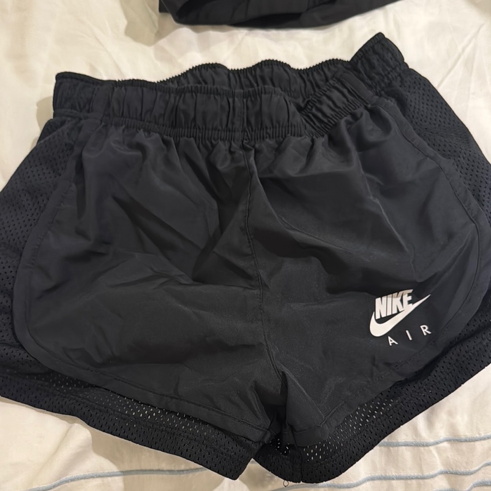 Nike Black Athletic Shorts with Elastic Waistband